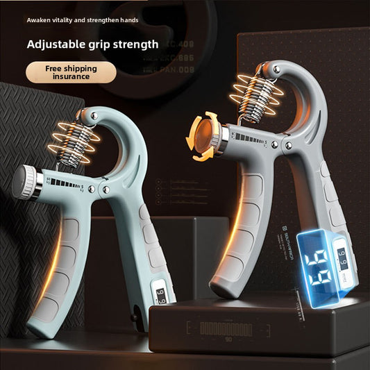 Spring Steel Hand Grip Strengthener with Counter
