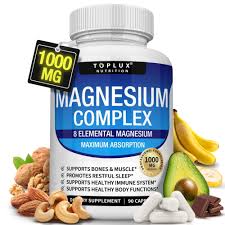 Toplux Magnesium Complex 8 Essential Magnesium Supplement 1000mg